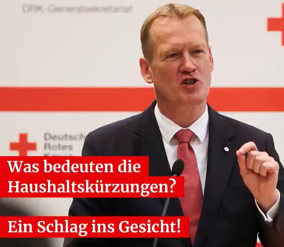 DRK reagiert auf Haushaltsplanung 2024